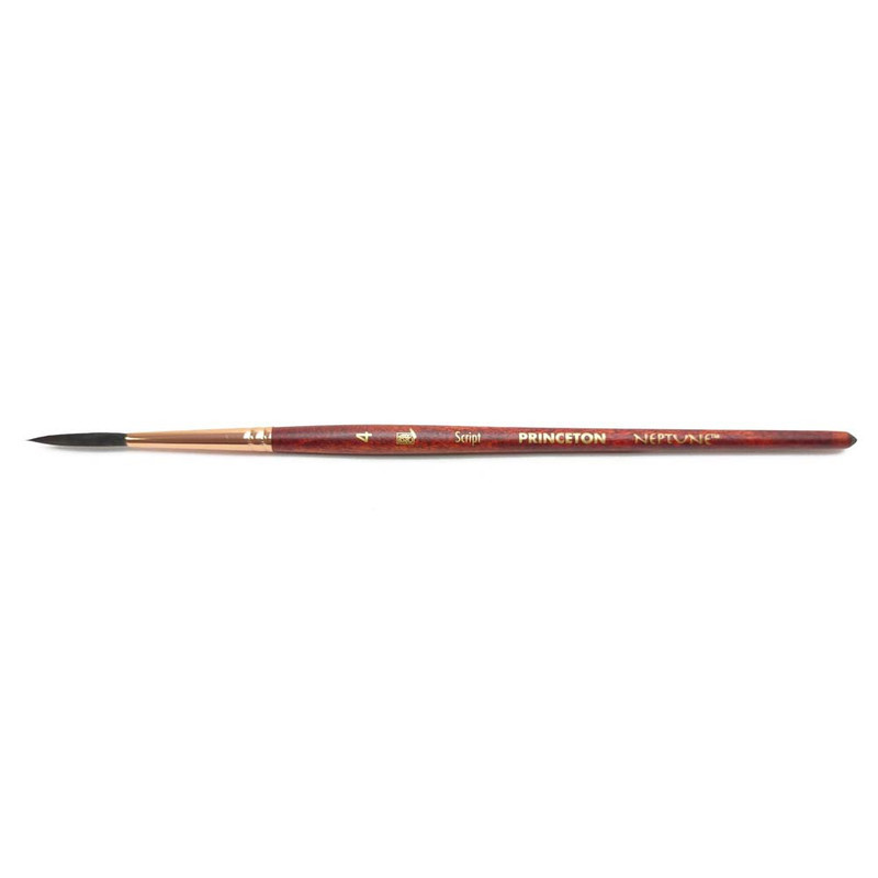 

Princeton Neptune Synthetic Short Handle Script Liner Sz 4