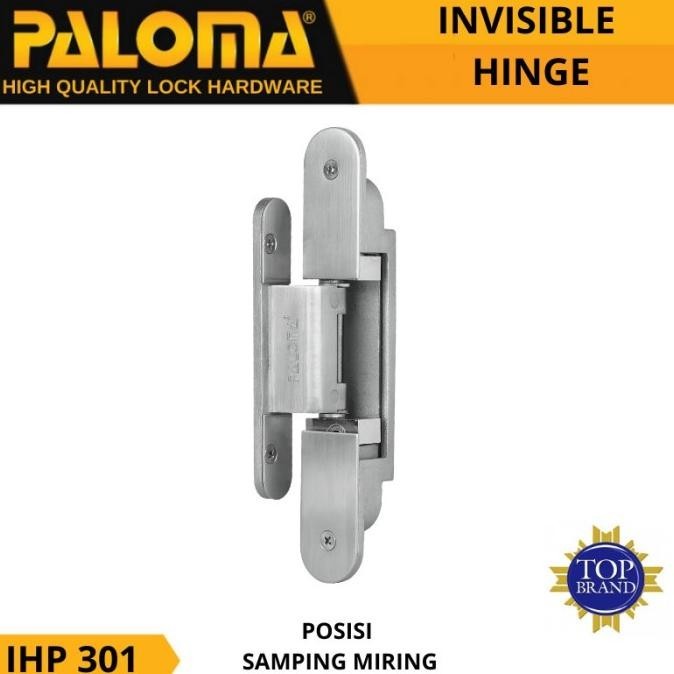 Paloma Ihp 301 Invisible Hinge Paloma Engsel Pintu Tanam Stainless 304