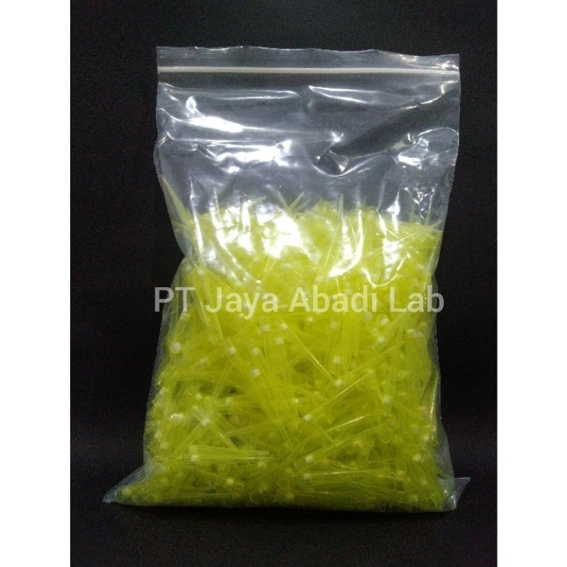 pipet pipette tip with filter 20 - 200 uL yellow tips filter isi 1000