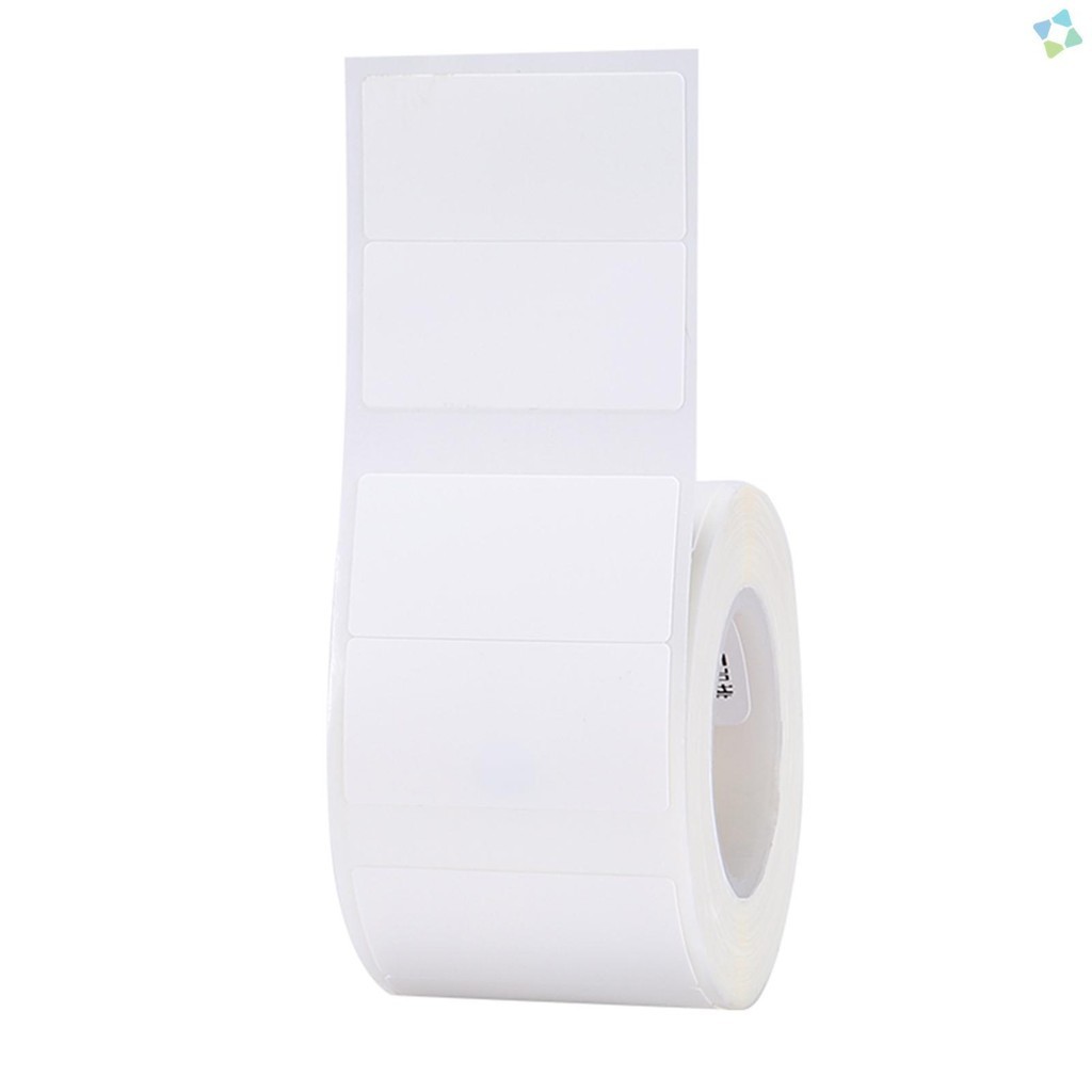 

Niimbot White Blank Thermal Printing Paper Roll for B21 Label Printer Barcode Price Size Name Label Paper Waterproof Oil-Proof Tear Resistant 30*15mm 460sheets/roll for B3S/B11 Thermal Printer for Home Organizer Supermarket Warehouse