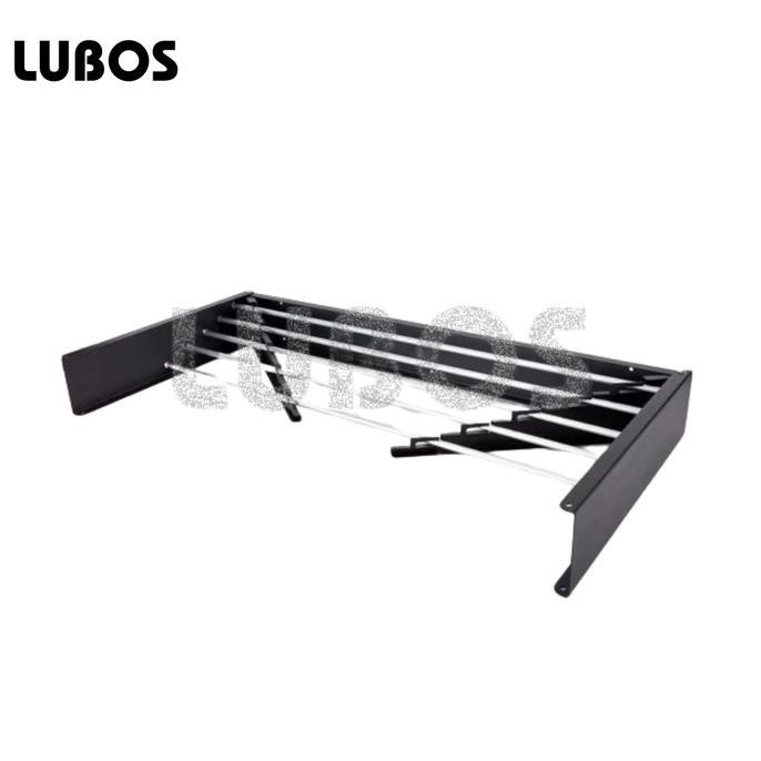 LUBOS Jemuran Baju Invisible Dinding Lipat Apartemen Minimalis