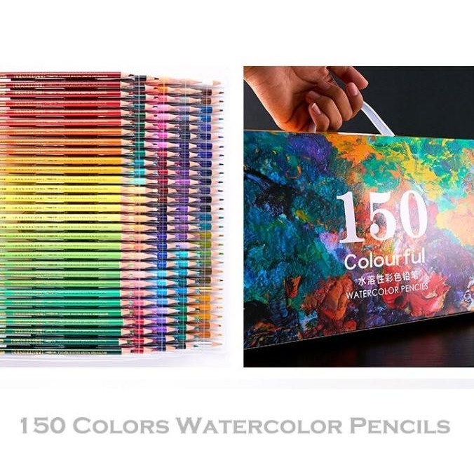 

Water Soluble Color Brutfuner Painting Water Pencils Color Set 150Pcwa