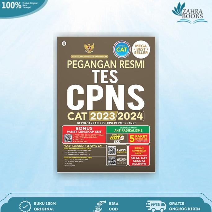 

Buku Pegangan Resmi Tes CPNS CAT 2023/2024 - Bintang Wahyu