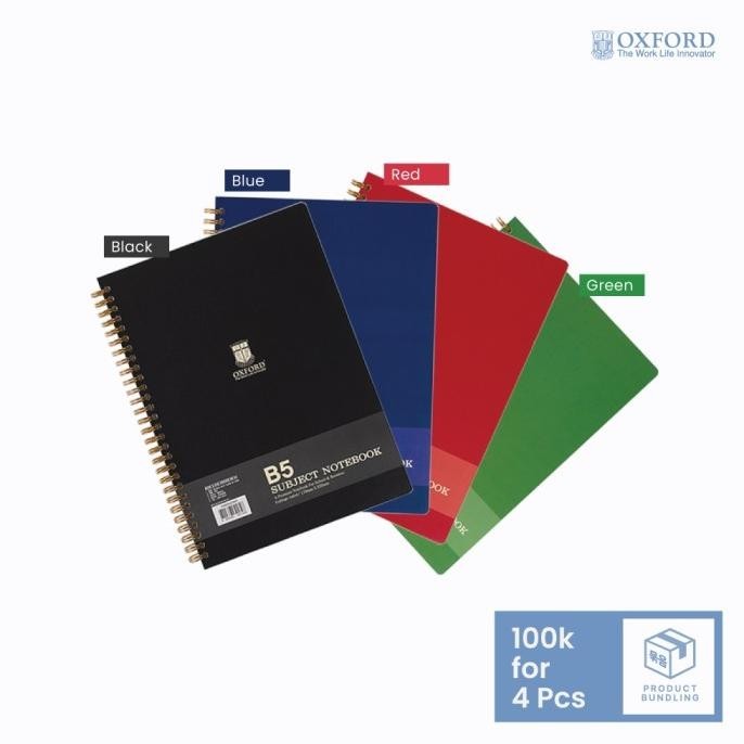 

Buku Tulis Oxford Classic Spiral B5 (Get 4Pcs)