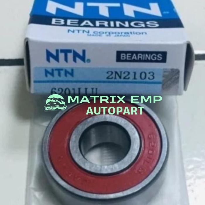 BALL BEARING BERING 6201LLU 6201 LLU NTN ORIGINAL