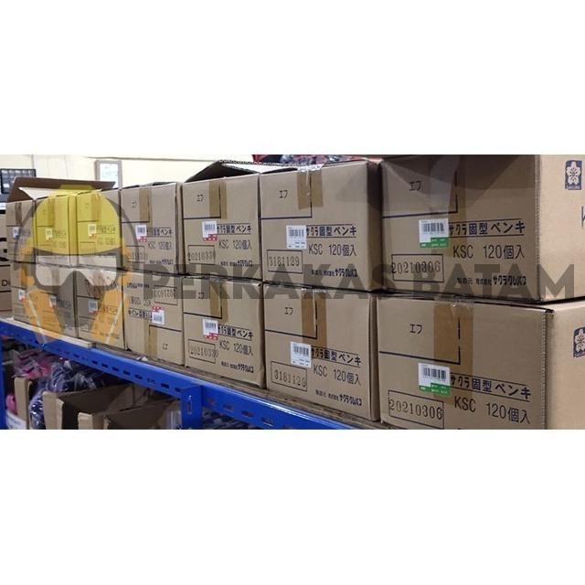 

Solid Marker Sakura Hijau Green 1 Box Ksc#29 Spidol Penanda Besi Steel