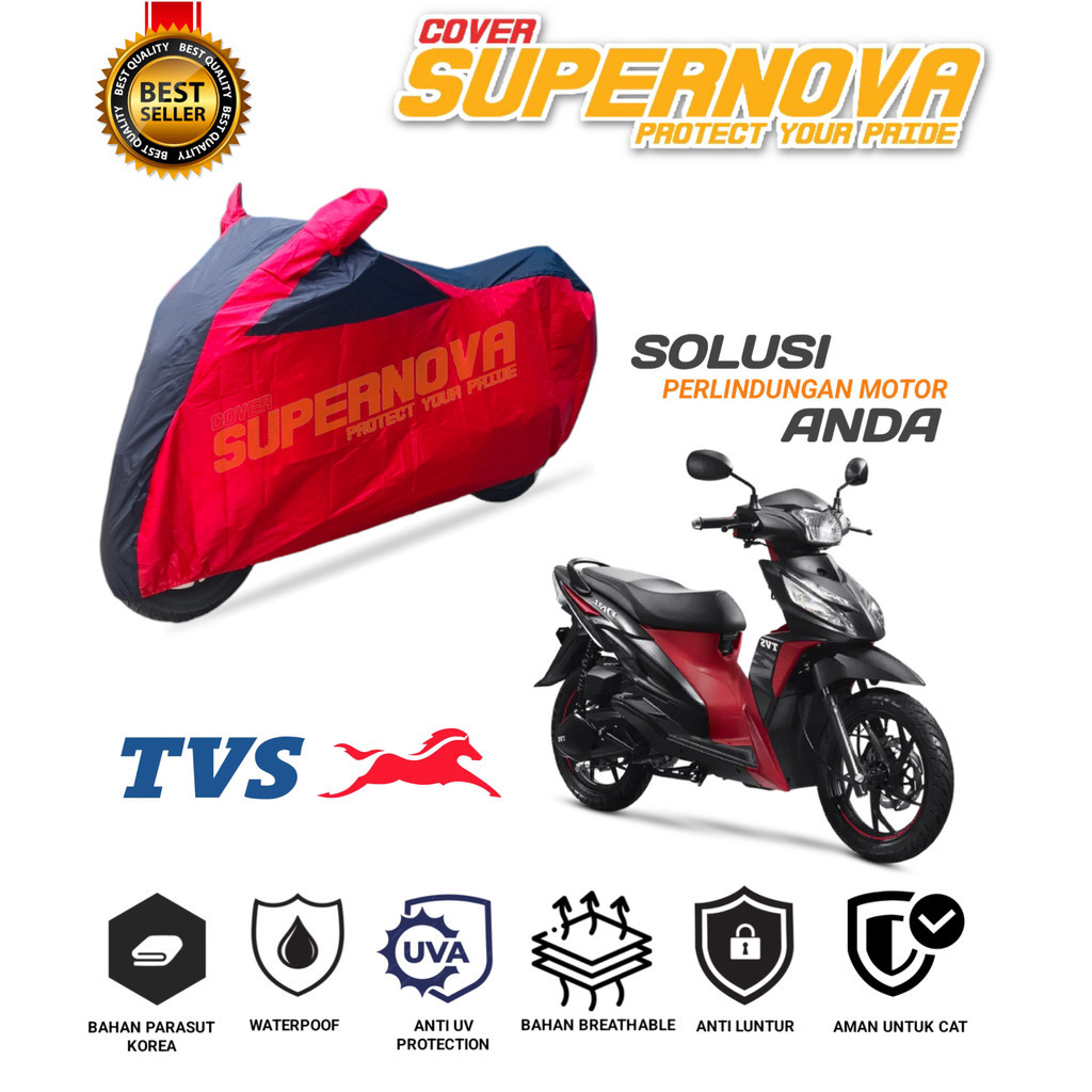sarung motor tvs dazz cover motor tvs dazz