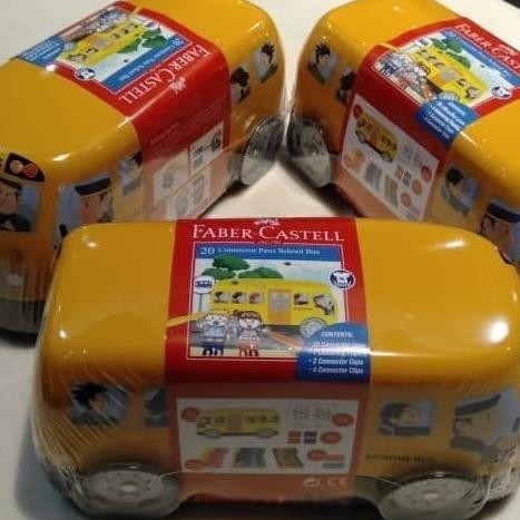 

Connector Pens 20W School Bus - Faber Castell Spidol Warna Hadiah Anak