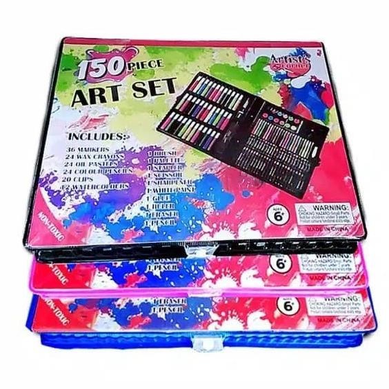 

Crayon Set Koper Karakter 150 Pcs Kado Anak Lengkap