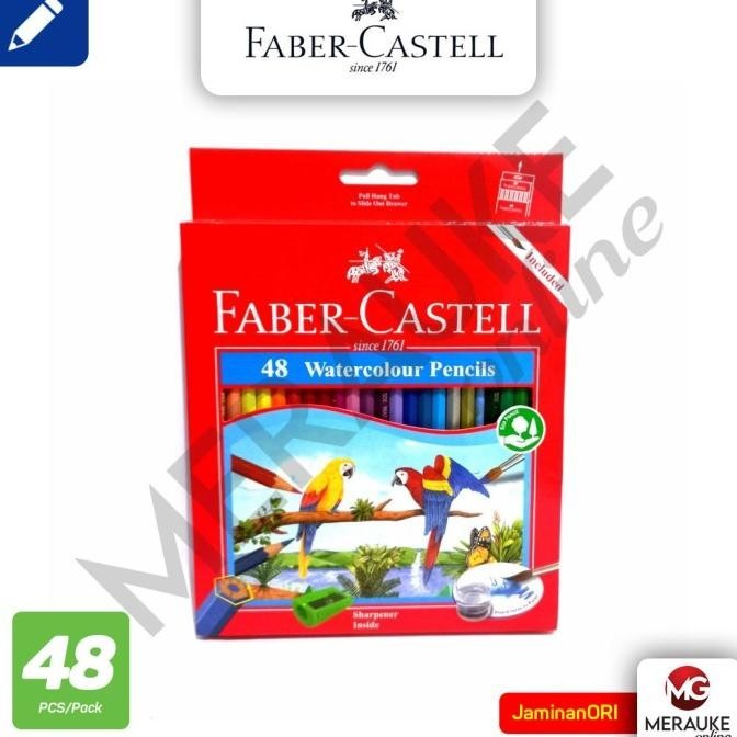 

Faber Castell Pensil Gambar Cat Air Parrot 48 Warna Panjang