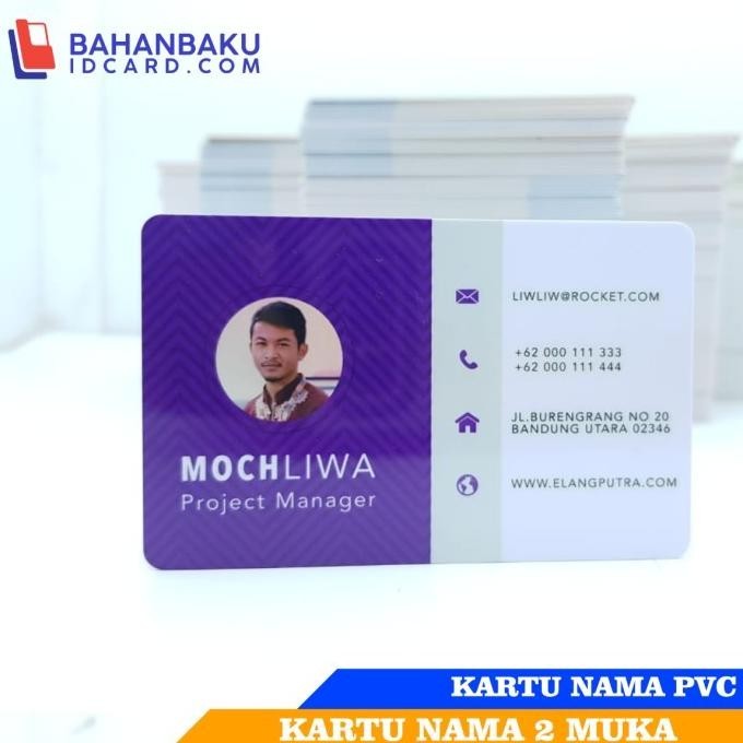 

Cetak Kartu Nama Bahan Pvc Stdatm