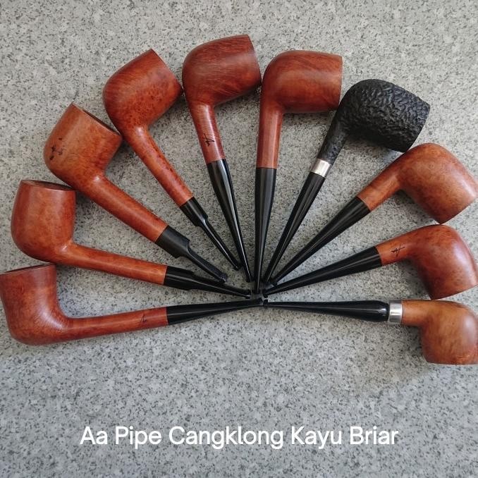 Pipa Cangklong Kayu Briar Baru