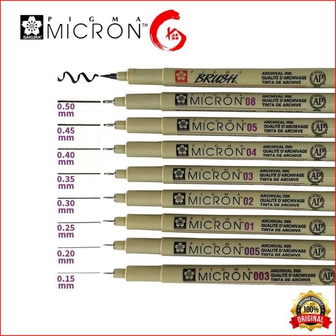 

Sakura Pigma Micron / Drawing Pen Pigment Ink Set 9