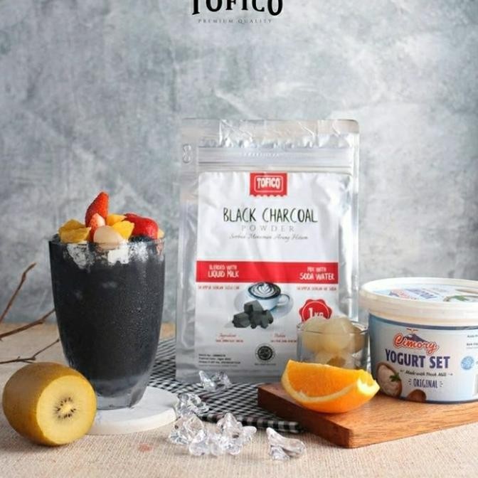 

Bubuk Black Charcoal 1Kg - Frappe Arang - Tofico