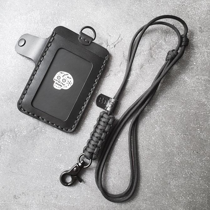 

Bds Metro Leather Wallet Lanyard Id Card Holder , Double Function