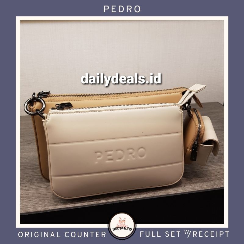 PM2-25210199 Sling Bag - Jastip P3DRO ORIGINAL COUNTER STORE TAS PRIA COWOK MEN WITH EARPHONE HOLDER