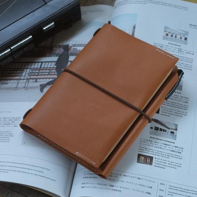 

Field Notes Organizer Holder Pocket Book Note Leather Kulit Asli TP