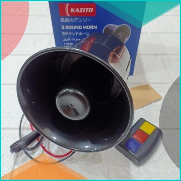 Klakson Toa Klakson Sirene Patwal Toa Polisi 3 Suara Klakson Toa 12V 1
