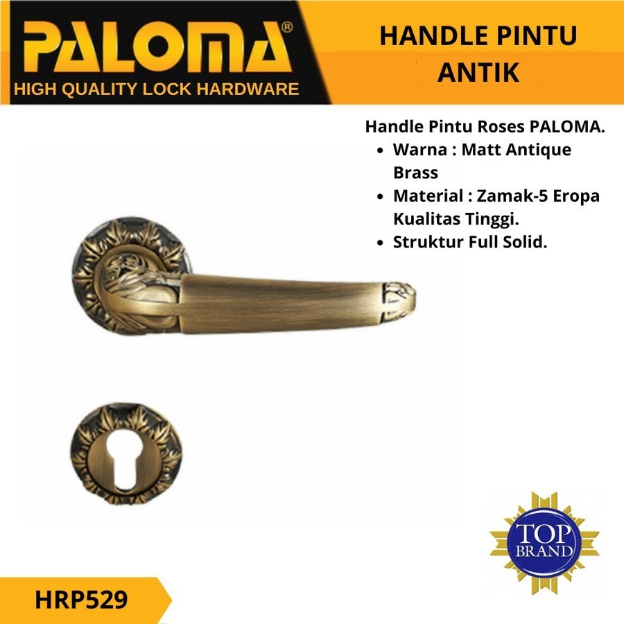 PALOMA HRP 529 HANDLE ROSES PALOMA ANKARA ZZ HANDLE PINTU GAGANG PINTU