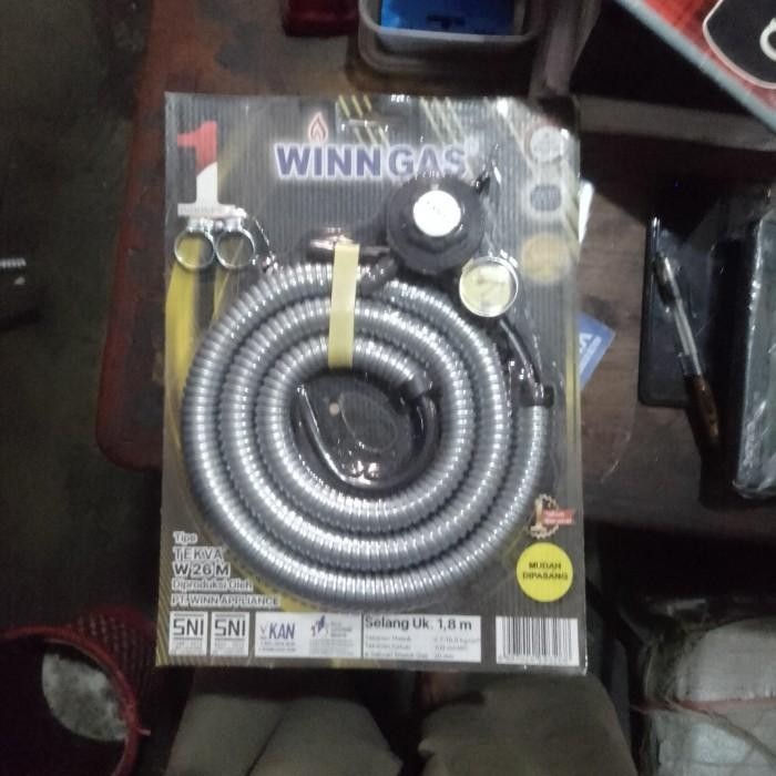 Winn W26M W 26 M W26 26M Win Tekva Meter Gas Paket Regulator Selang +