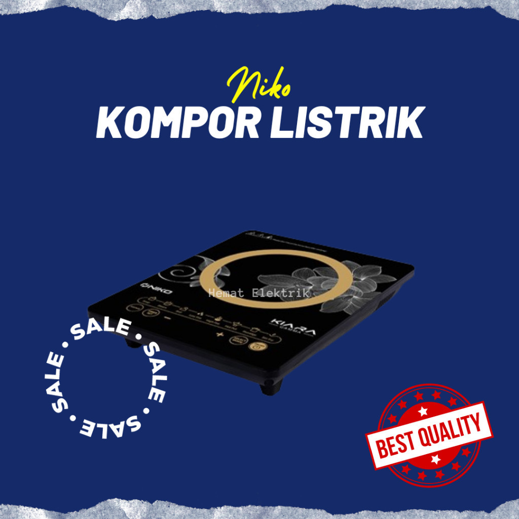 Kompor Listrik Induksi 1 Tungku Kecil Low Watt Hemat Listrik Induction Cooker Niko Kiara