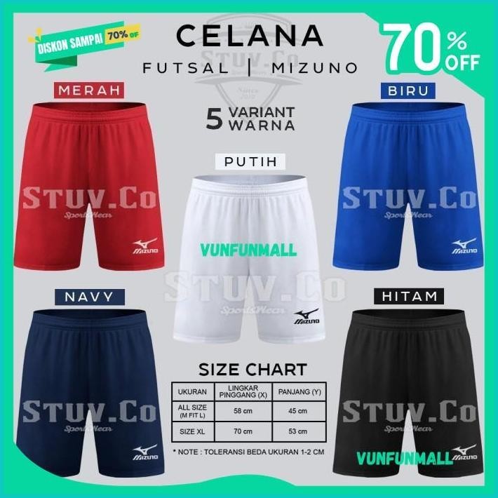 CELANA BOLA/ FUTSAL / RUNNING NIKE HITAM-MERAH-BIRU-NAVY-PUTIH POLOS BAHAN BERKUALITAS TINGGI 