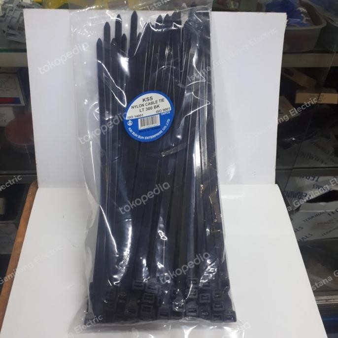 

CABLE TIES KSS LT-300 x 7.6 mm per pack 100pcs - HITAM