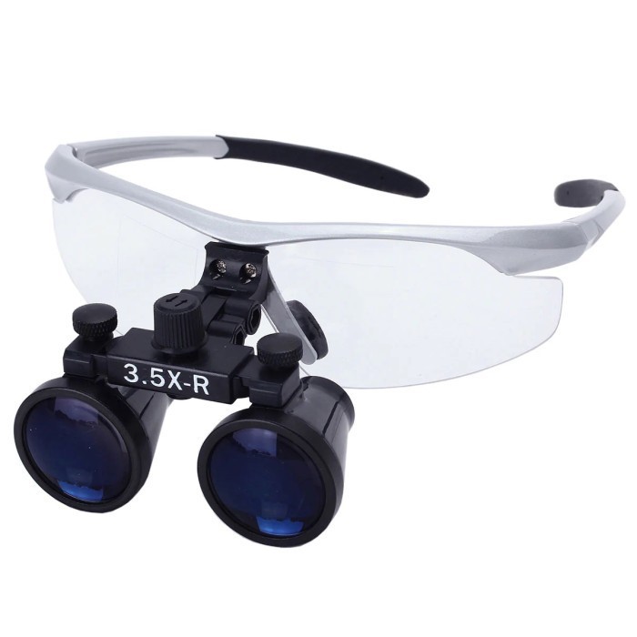 

Terlaris Alicedental Dental Loupes 3.5X loupe Magnification Kacamata Pembesar SALE