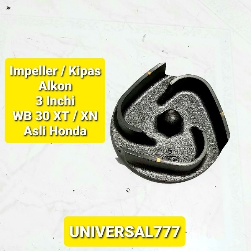 WB30XT Asli Honda Impeller 3" Alkon WB 30 XT XH XN Kipas Pompa Irigasi Air 3 Inchi Original WB30XN