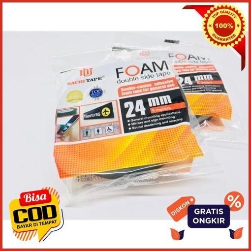 

Cuci Gudang Isolasi Double Tape Foam Nachi 24 Mm X 5 M Harga Discount