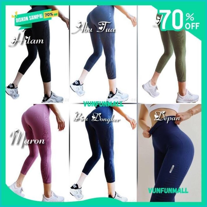 LEGGING SPORT SEAMLESS 1063 KUALITAS BERKELAS 