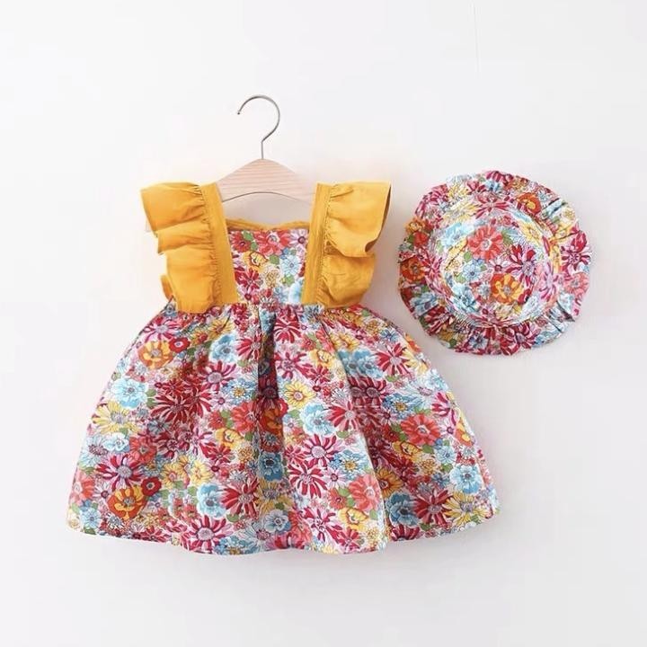 KLJ INCESSBABY Dress Bayi Perempuan Gaun Bayi Perempuan Dress Anak Baju Anak Perempuan Natal TERLARI