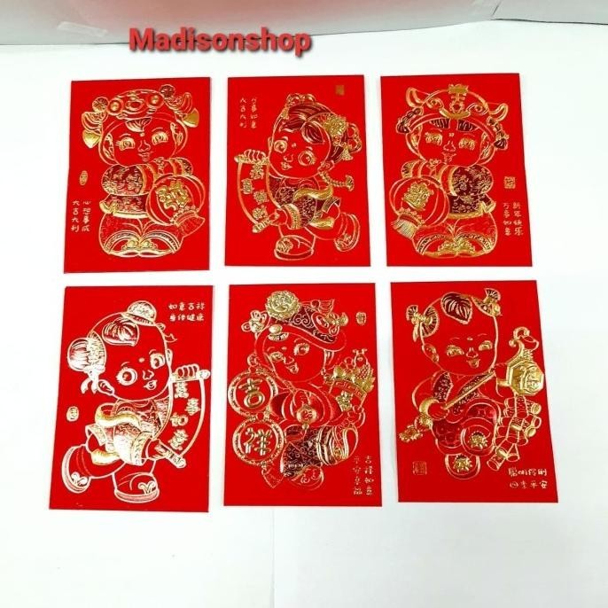 

OLH - Angpao Anak 6316 Ampao Imlek Merah Murah Amplop Uang Kado Sincia Sale TERLARIS