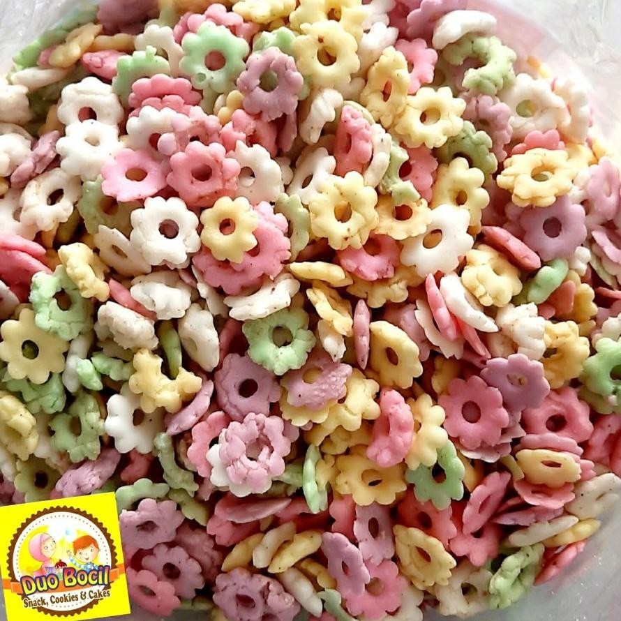 

Ajisan Pilus Ribut Sakura Warna Gurih (Kiloan 1 Kg) - Duo Bocil Snack