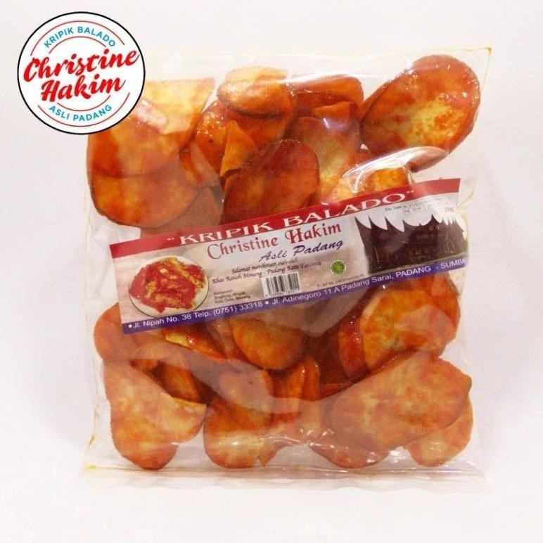 

Keripik Balado Sanjay Christine Hakim Oleh2 Khas Padang 250 gr