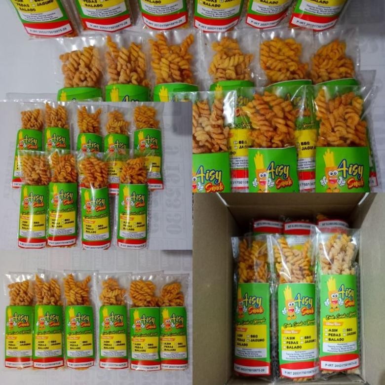 

PAKET ISI 20 PCS MAKARONI SPIRAL 30 GRAM TERMURAH