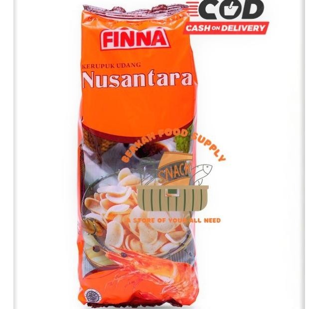 

FINNA Kerupuk Udang NUSANTARA BESAR 380gr BPOM Resmi