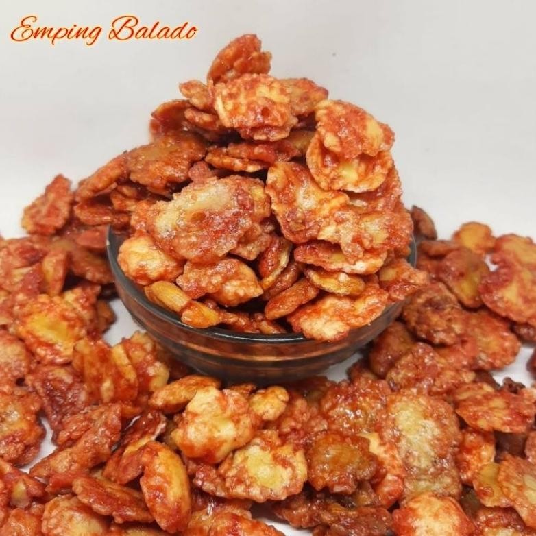 

KERIPIK EMPING MELINJO PEDAS MANIS 500 GRAM