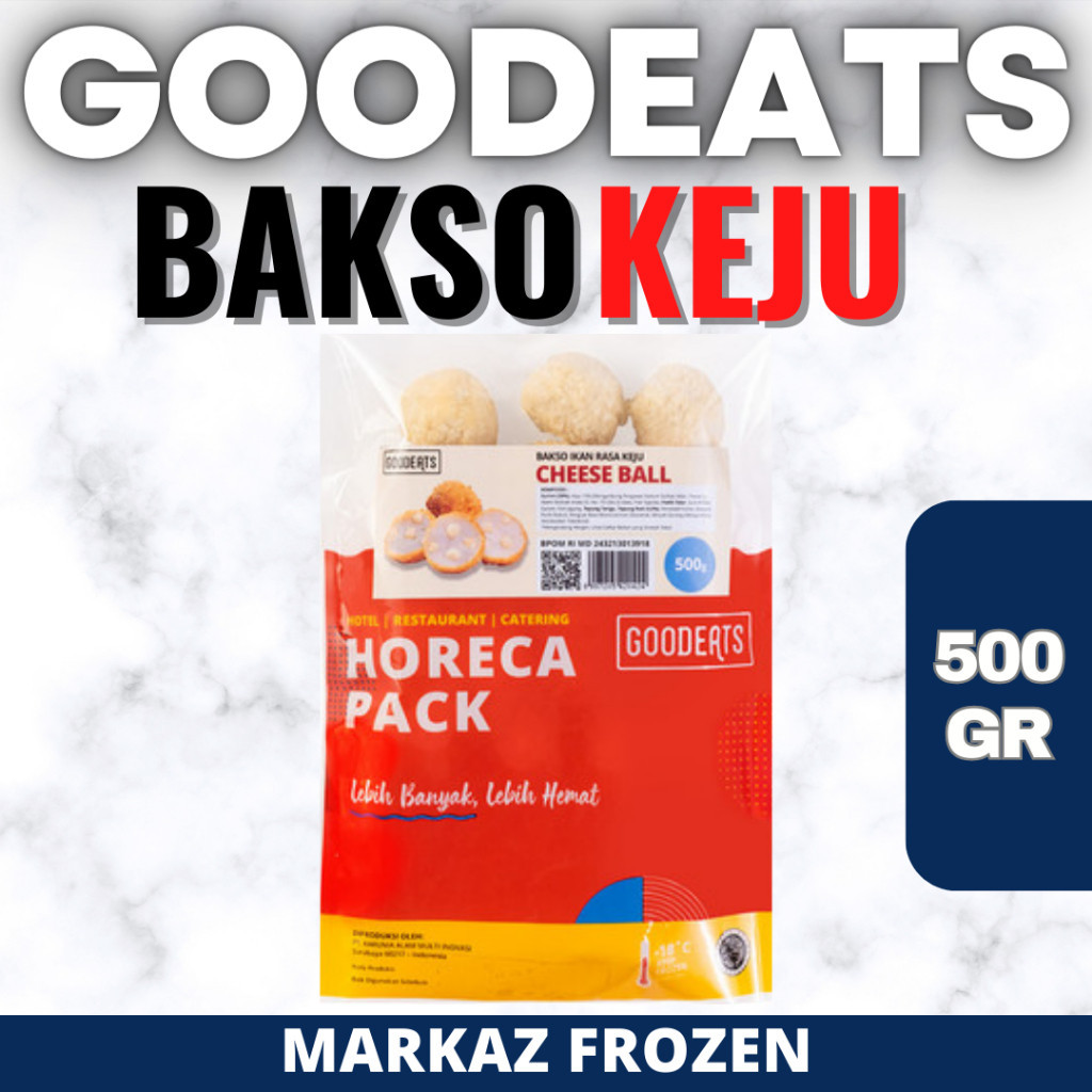 

GOOD EATS CHEESE FISH BALL 500GR (20/Q)