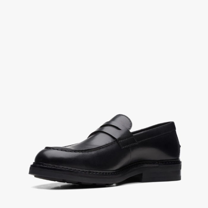 Clarks Craftevan Ease Men'S Shoes (Original) Pantofel - Black