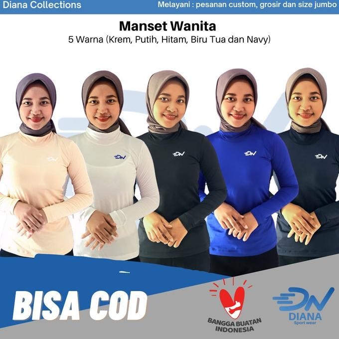 inner manset lengan panjang | manset baju wanita |manset dalaman gamis