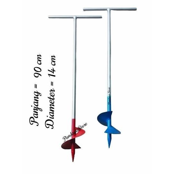 Alat Bor tanah Resapan Air / Biopori Bor Alat Pelubang Tanah Manual