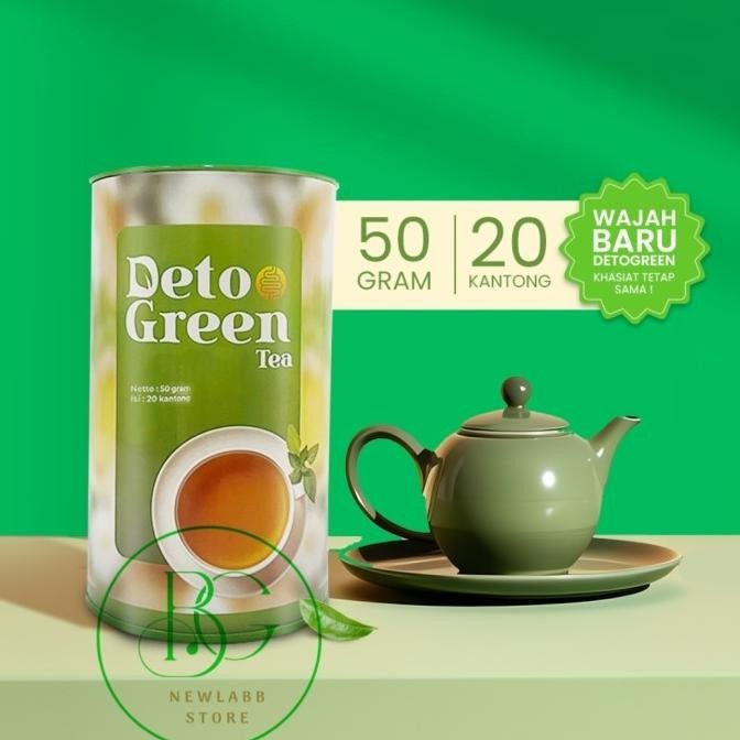 

DetoGreen Teh Herbal dan Madu Detox Sistem Pencernaan Teh Diet Sehat H24ID