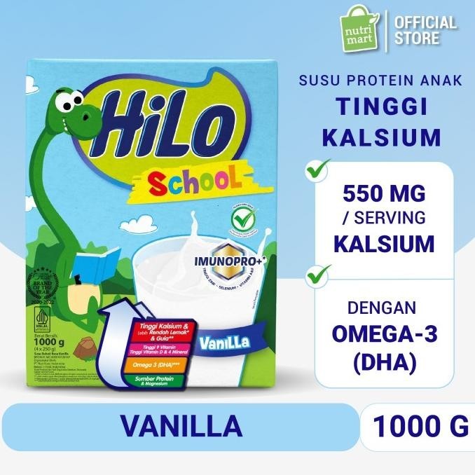 

HiLo School Vanilla 1000g - Susu Tinggi Kalsium