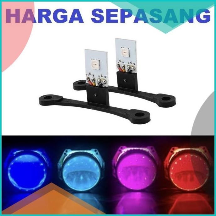 Lampu LED Devil Eye Projector OSRAM Demon Eye Projie BiLED Motor Mobil