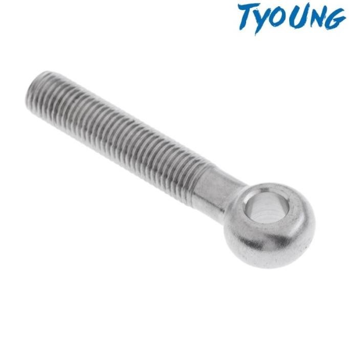 

[Tyoung] M12 304 Stainless Steel Fully Threaded Eye Bolt For