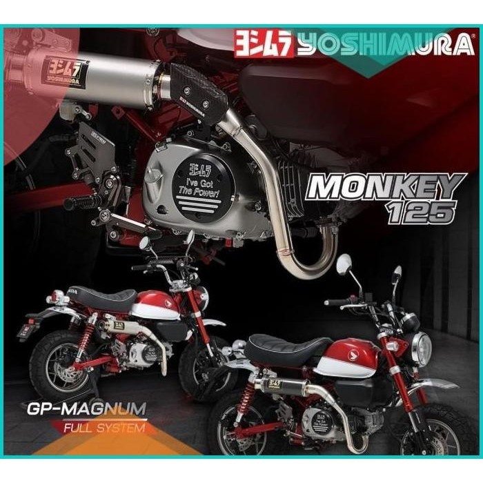 KNALPOT YOSHIMURA HONDA MONKEY 125 ORIGINAL 13m4yZ4 sparepart