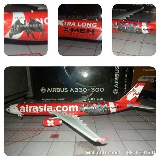 Air Asia X Airbus A330-300 X-Men 9M-XXU Phoenix 1:400
