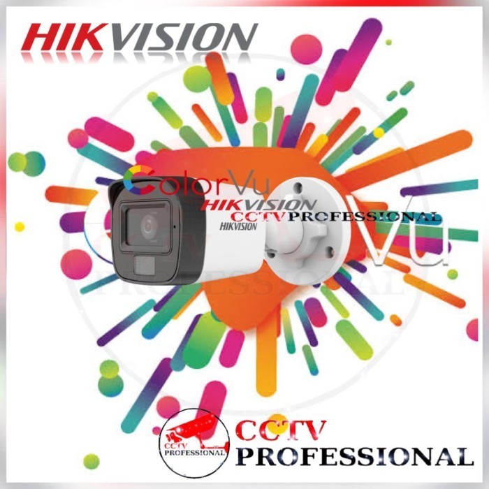 Paket Cctv Hikvision Colorfull 5Mp 12 Camera 16Ch Colorvu Lengkap