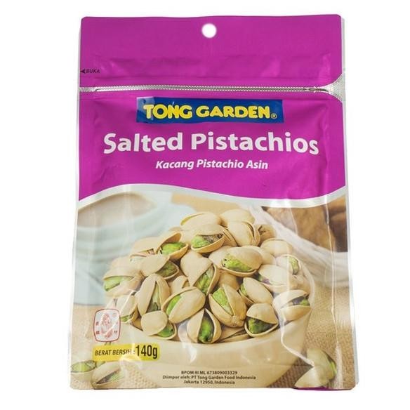 

Tong Garden Salted Pistachios Kacang Pistachio Asin 140 g